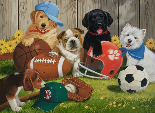 Let's Play Ball! 200 Piece Jigsaw Puzzle by Ravensburger - 2