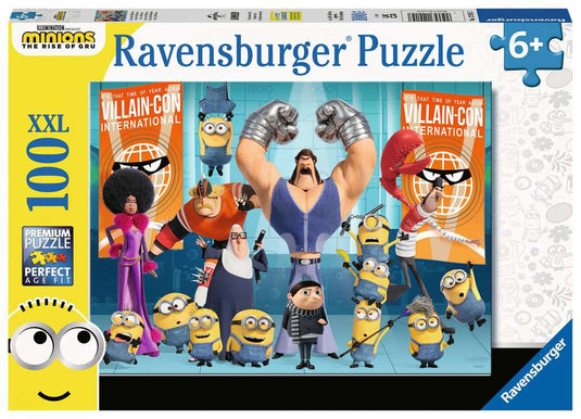 Minions 2: Rise of Gru 100 Piece XXL Jigsaw Puzzle by Ravensburger - 1