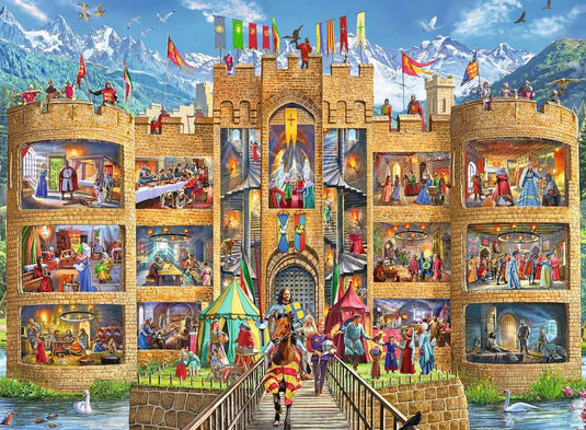 Cutaway Castle 150 Piece Jigsaw Puzzle by Ravensburger - 2