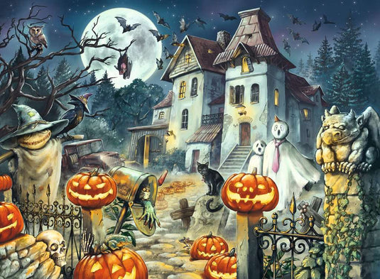 The Halloween House 300 piece Jigsaw Puzzle by Ravensburger