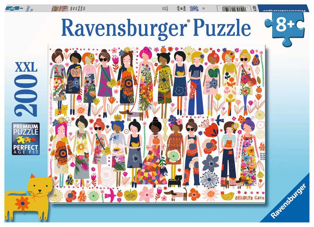 Flowers & Friends 200 Piece Jigsaw Puzzle by Ravensburger