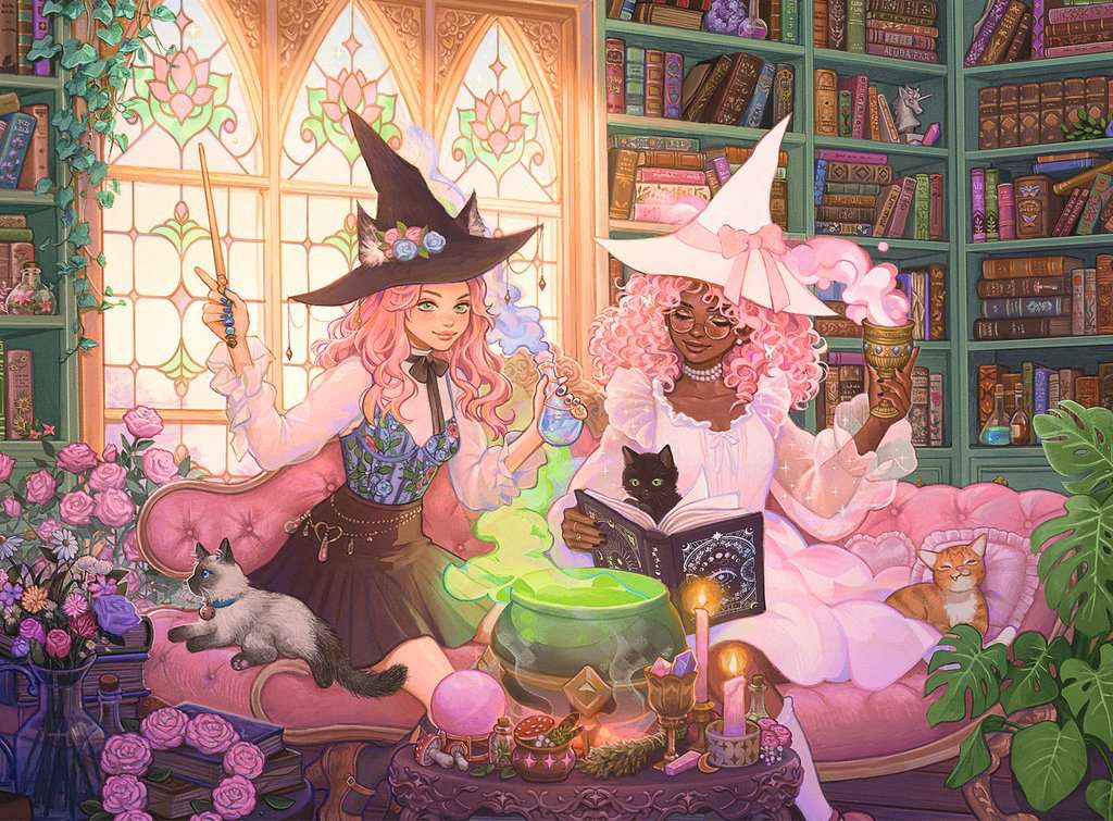 Enchanting Library 200 Piece Jigsaw Puzzle by Ravensburger