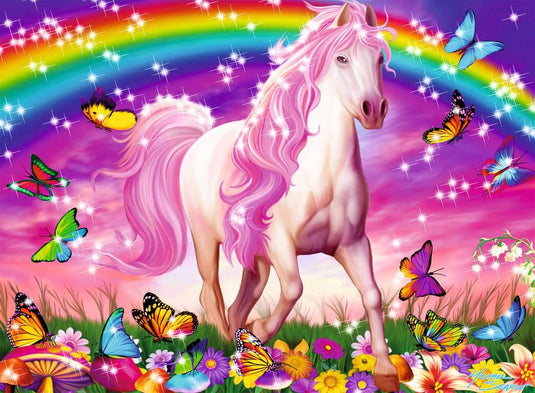 Horse Dream 100 Piece Glitter Puzzle by Ravensburger - 2