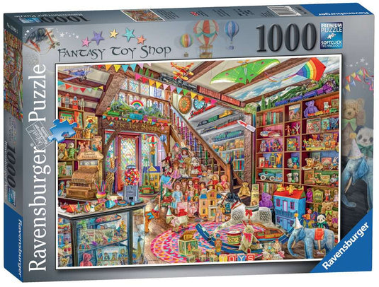 The Fantasy Toy Shop 1000 Piece Jigsaw Puzzle by Ravensburger - 1