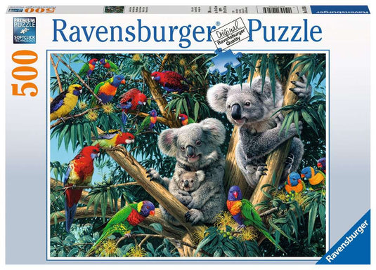 Koalas in a Tree 500 Piece Jigsaw Puzzle by Ravensburger - 2