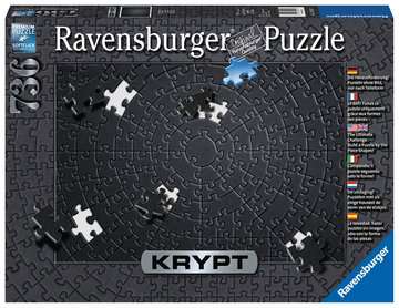 Krypt Black 736 Piece Jigsaw Puzzle by Ravensburger