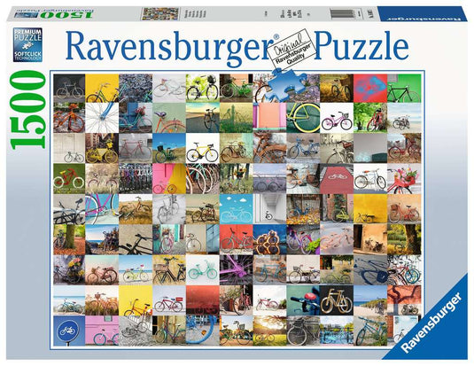 99 Bicycles and More 1500 piece Jigsaw Puzzle by Ravensburger