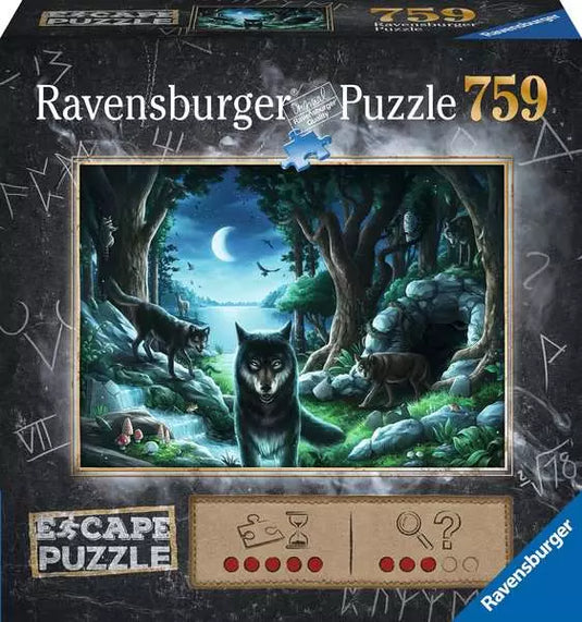 Escape Puzzle: Curse of the Wolves 759 Piece Jigsaw Puzzle