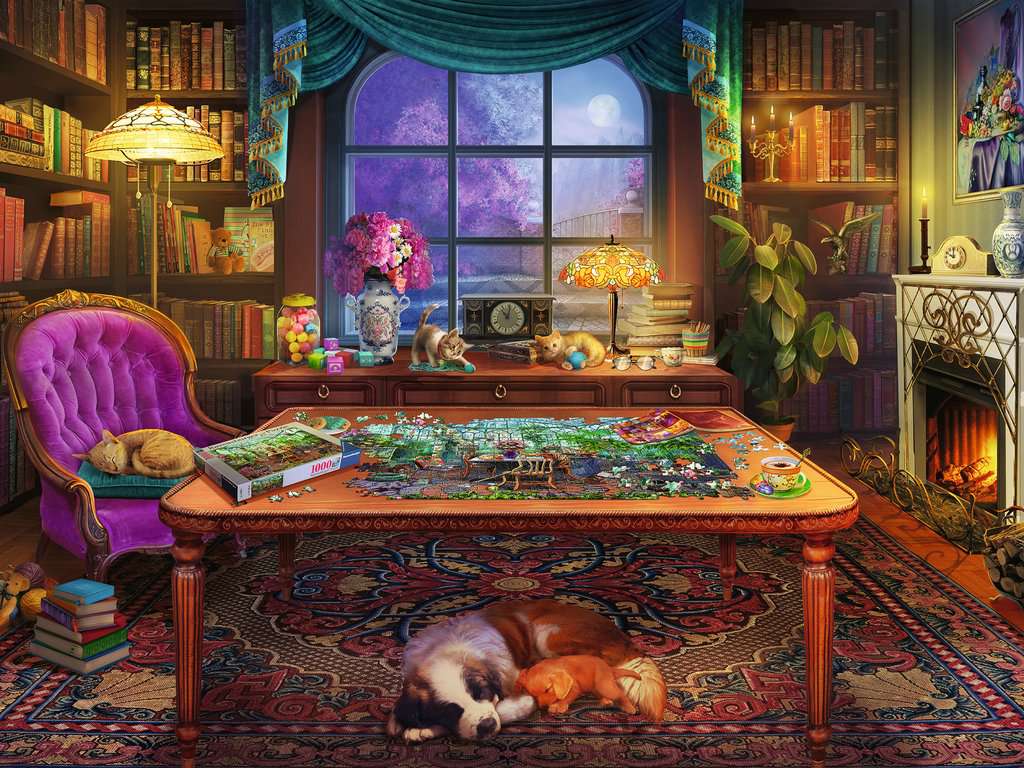 Puzzler's Place 750 Piece Large Format by Ravensburger