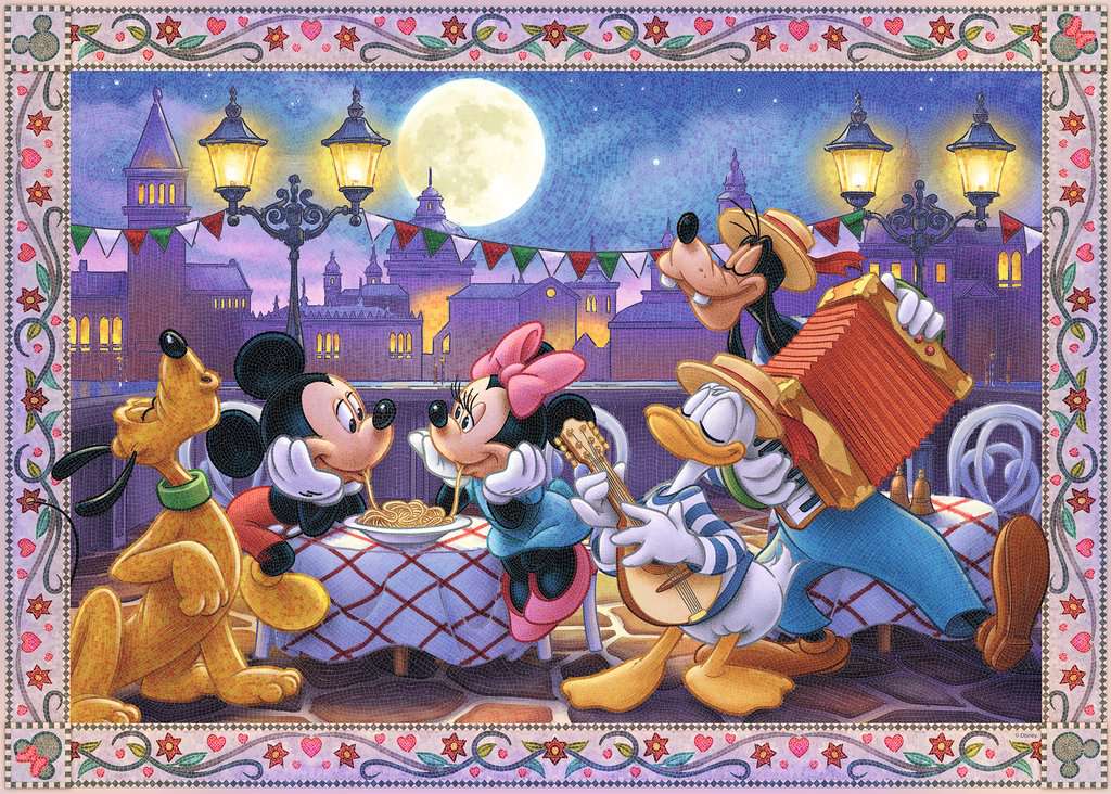 Disney Mickey Mouse: Mosaic Mickey 1000 piece Jigsaw Puzzle by Ravensb