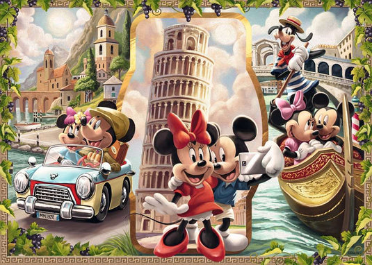 Disney Mickey Mouse: Vacation Mickey and Minnie 1000 piece Jigsaw Puzzle by Ravensburger