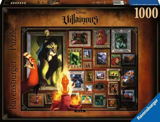 Disney Villainous: Scar 1000 Piece Jigsaw Puzzle by Ravensburger