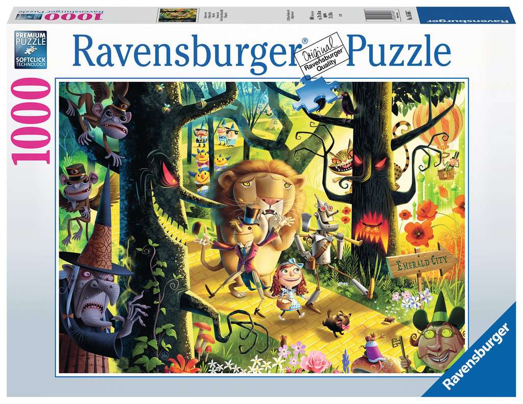 Lions Tigers and Bears Oh My! (Wizard of Oz) 1000 Piece Jigsaw Puzzle by Ravensburger