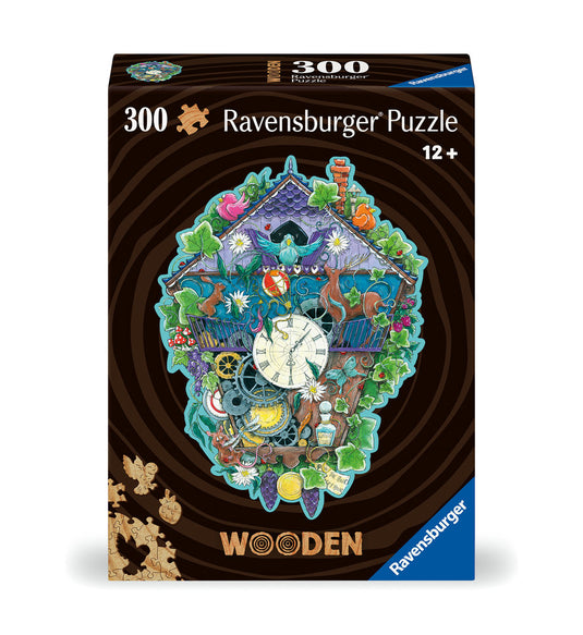Cuckoo Clock 300 Piece Wooden Jigsaw Puzzle by Ravensburger
