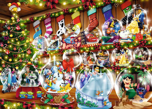 Disney Snow Globes 1000 piece Jigsaw Puzzle by Ravensburger