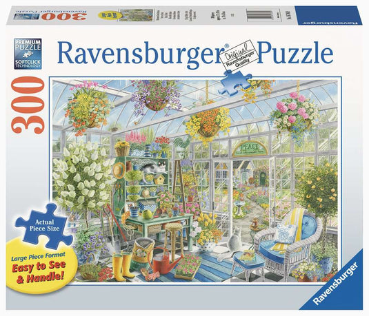 Greenhouse Heaven 300 Piece XL Jigsaw Puzzle by Ravensburger - 2