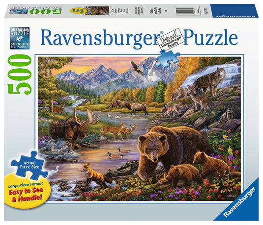 Wilderness 500 Piece Large Format by Ravensburger - 1