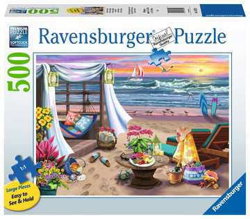 Cabana Retreat Large Format 500 Piece Jigsaw Puzzle by Ravensburger