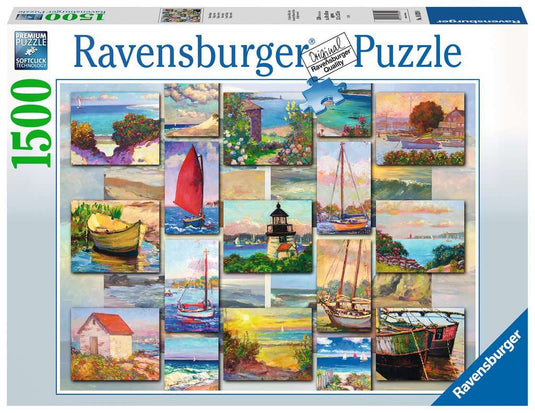 Coastal Collage 1500 piece Jigsaw Puzzle by Ravensburger