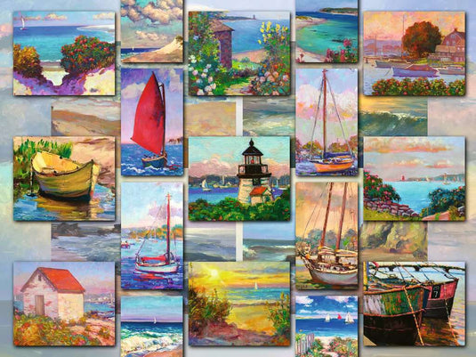 Coastal Collage 1500 piece Jigsaw Puzzle by Ravensburger