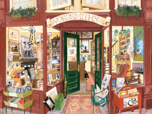 Wordsmith's Bookshop 1500 piece Jigsaw Puzzle by Ravensburger