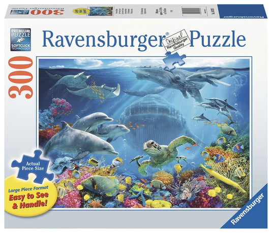 Life Underwater 300 Piece XL Jigsaw Puzzle by Ravensburger - 2