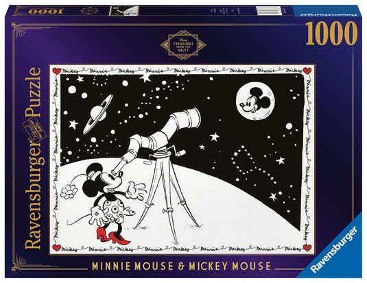 Disney Vault: Minnie and Mickey Sweeth. 1000 piece Jigsaw Puzzle by Ravensburger