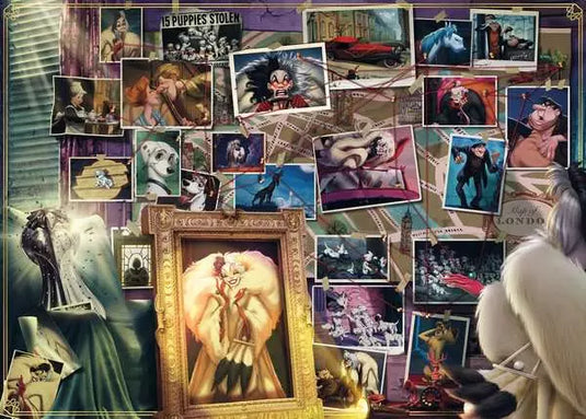 Disney Villainous: Cruella de Vil 1000 Piece Jigsaw Puzzle by Ravensburger