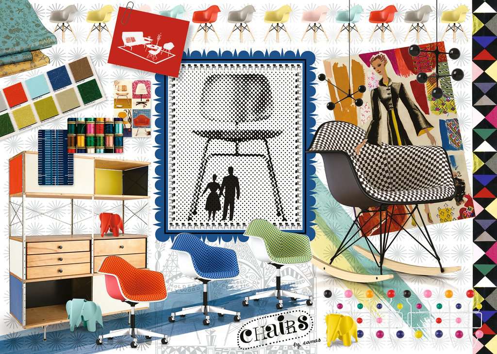 Eames Design Spectrum 1000 Piece Jigsaw Puzzle by Ravensburger