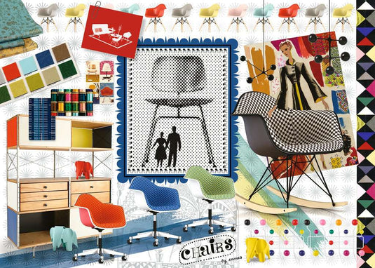 Eames Design Spectrum 1000 Piece Jigsaw Puzzle by Ravensburger - 2