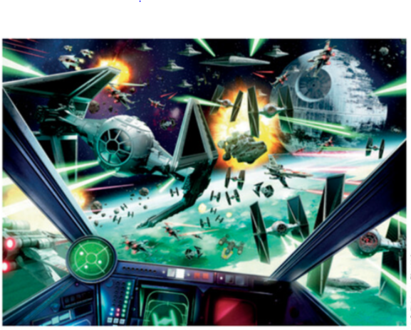 Star Wars: X-Wing Cockpit 1000 Piece Jigsaw Puzzle by Ravensburger
