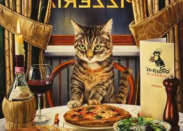 Dinner for One Large Format 300 Piece Jigsaw Puzzle by Ravensburger