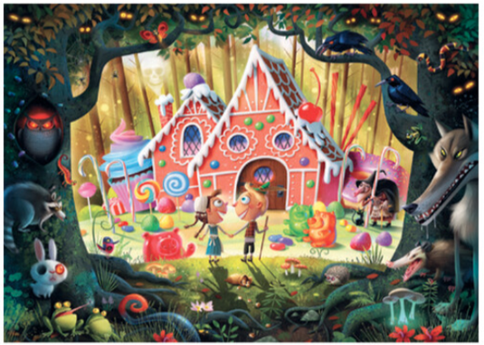 Hansel & Gretel Beware 1000 Piece Jigsaw Puzzle by Ravensburger