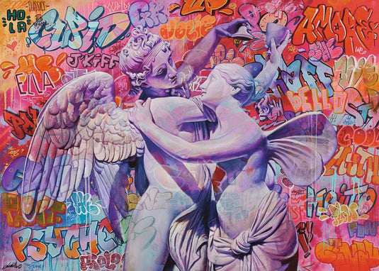 Cupid and Psyche in Love 1000 Piece Jigsaw Puzzle - 2