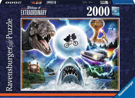 Universal Classic Movie Montage 2000 Piece Jigsaw Puzzle by Ravensburger - 2