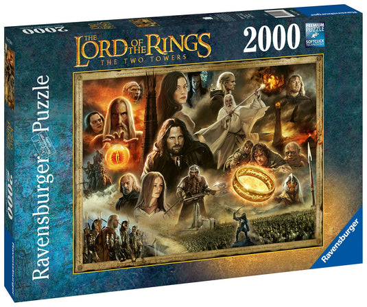 Lord of the Rings: The Two Towers 2000 Piece Jigsaw Puzzle by Ravensburger - 2