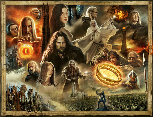 Lord of the Rings: The Two Towers 2000 Piece Jigsaw Puzzle by Ravensburger - 1