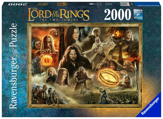 Lord of the Rings: The Two Towers 2000 Piece Jigsaw Puzzle by Ravensburger - 3