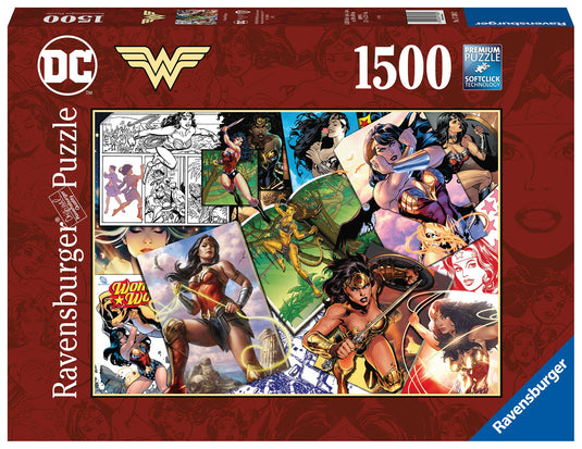 Wonder Woman 1500 Piece Jigsaw Puzzle by Ravensburger - 3