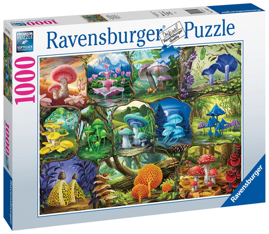 Beautiful Mushrooms 1000 Piece Jigsaw Puzzle by Ravensburger - 2