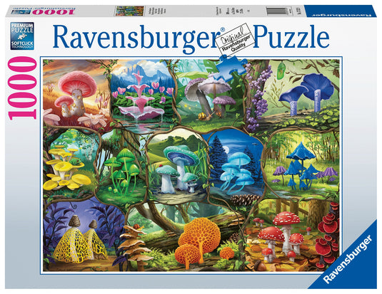 Beautiful Mushrooms 1000 Piece Jigsaw Puzzle by Ravensburger - 3