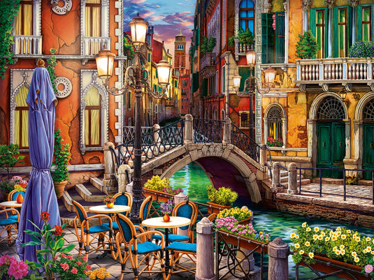 Venice Twillight 750 Piece XL Jigsaw Puzzle by Ravensburger - 1