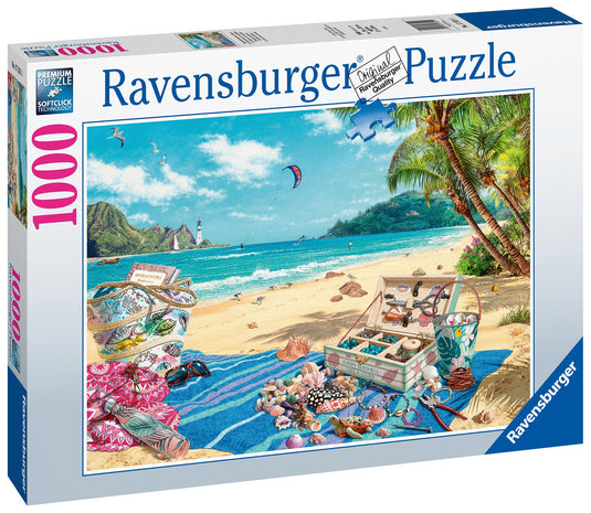 The Shell Collector 1000 Piece Jigsaw Puzzle by Ravensburger - 2