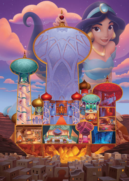 Disney: Jasmine Castle 1000 Piece Jigsaw Puzzle by Ravensburger - 1