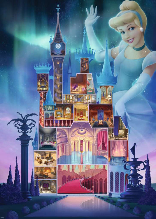 Disney: Cinderella Castle 1000 Piece Jigsaw Puzzle by Ravensburger - 1