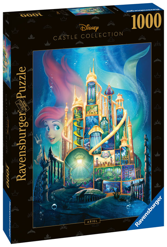 Disney: Ariel Castle 1000 Piece Jigsaw Puzzle by Ravensburger - 2