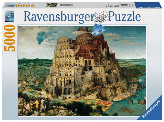 The Tower of Babel 5000 Piece Jigsaw Puzzle by Ravensburger - 1