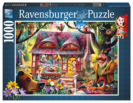 Come in Red Riding Hood 1000 Piece Jigsaw Puzzle by Ravensburger - 2