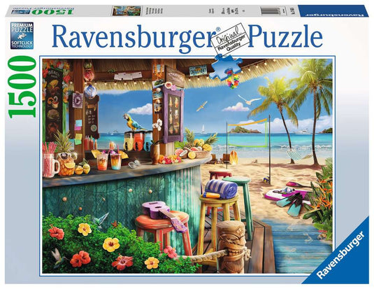 Beach Bar Breezes 1500 Piece Jigsaw Puzzle by Ravensburger - 2