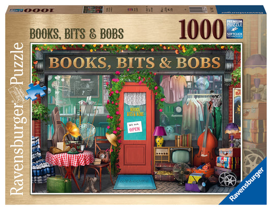 Books Bits & Bobs 1000 Piece Jigsaw Puzzle by Ravensburger - 2